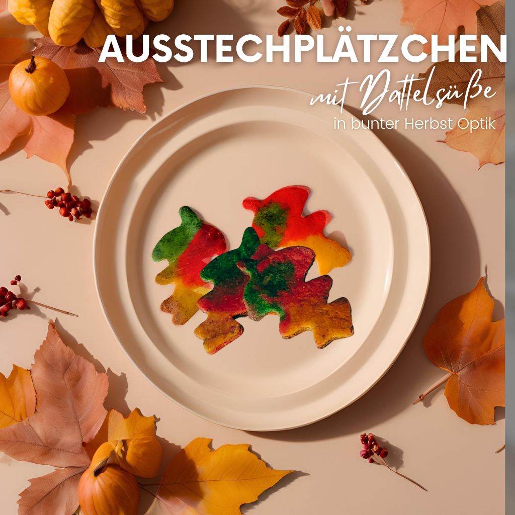herbstliche Ausstech Plätzchen