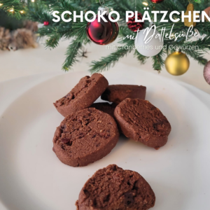 Schoko Plätzchen mit Cranberries